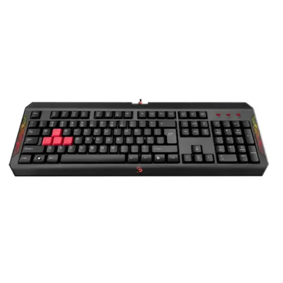 კლავიატურა A4Tech Bloody Q100 Blazing Gaming keyboard USB Black  - Primestore.ge