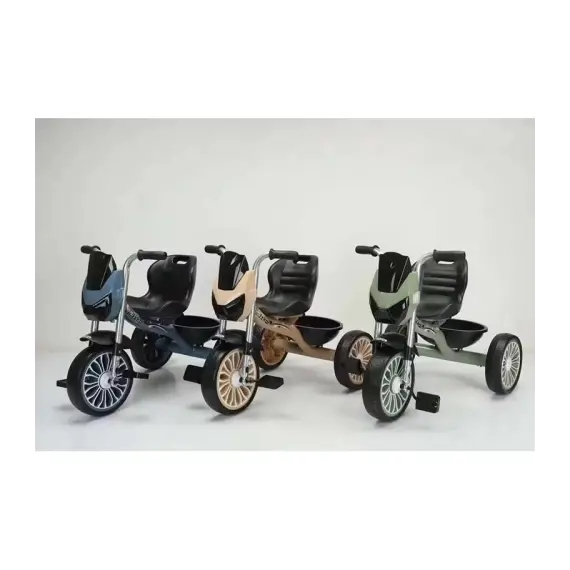 ბავშვთა სამთვალა პედლებიანი ველოსიპედი 605GREEN , 2 image - Primestore.ge