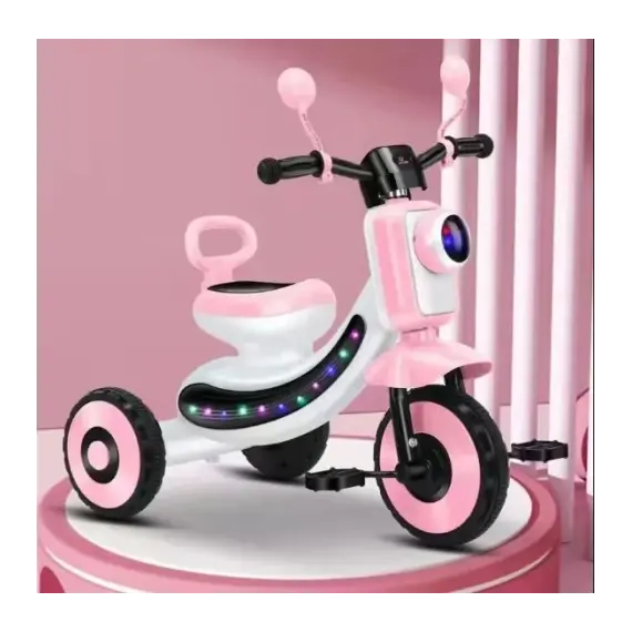სამთვალა ველოსიპედი 6V-PINK , 2 image - Primestore.ge