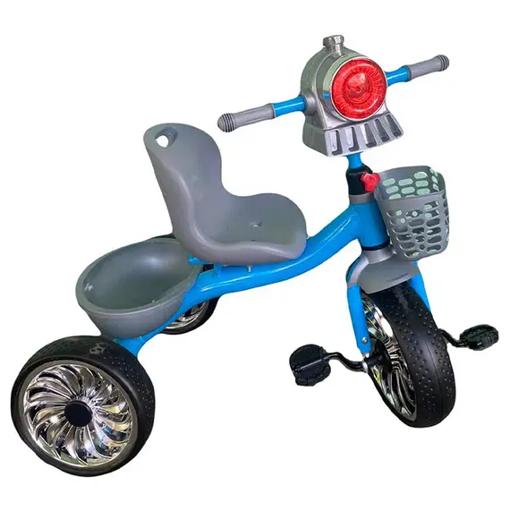 ბავშვთა სამთვალა პედლებიანი ველოსიპედი 280BLU  - Primestore.ge