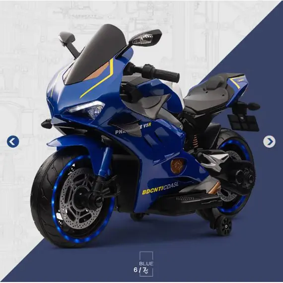 ბავშვის ელექტრო მოტოციკლი V5R-BLU - Primestore.ge