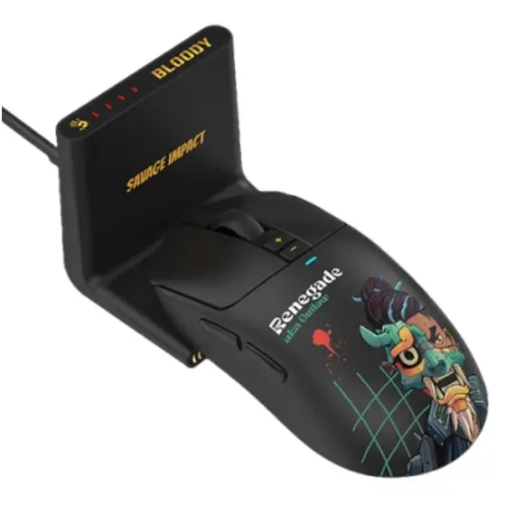 მაუსი A4Tech Bloody R72 Ultra Duo Dual Mode Wireless Gaming Mouse Renegade Midnight - Primestore.ge