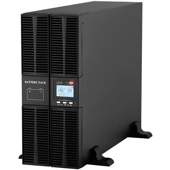 უწყვეტი კვების წყარო 2E SD6000RT, 6kVA/6kW, RT4U, LCD, USB, Terminal in&out , 2 image - Primestore.ge