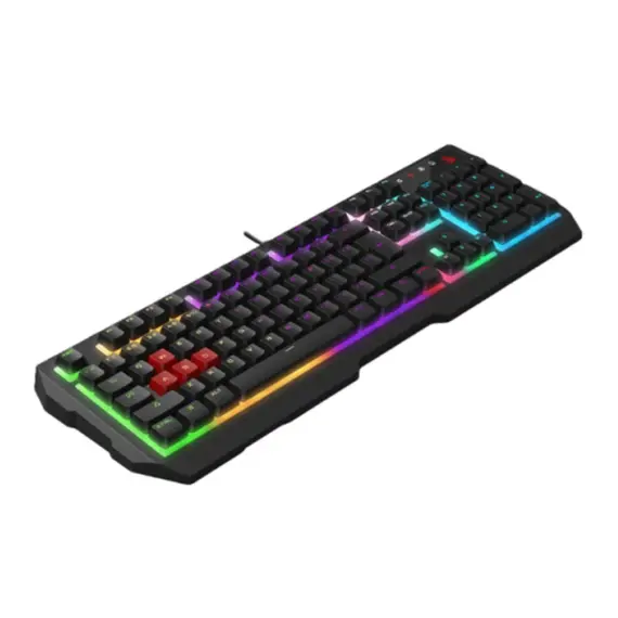 კლავიატურა A4tech Bloody B140N Neon Keyboard Black , 3 image - Primestore.ge
