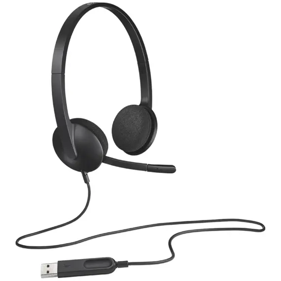 ყურსასმენი LOGITECH H340 Corded BLACK/L981-000475 - Primestore.ge