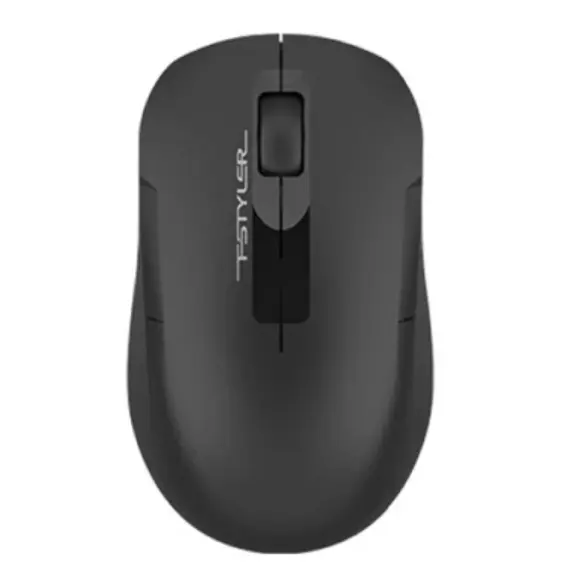 მაუსი A4Tech Fstyler FG15CS Air2 2.4G Wireless Rechargeable Mouse Black  - Primestore.ge