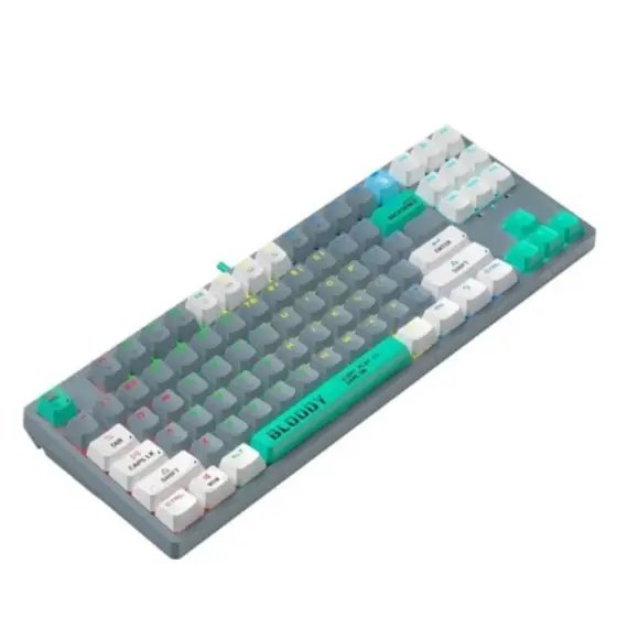 კლავიატურა A4Tech Bloody S87 RGB Mechanical Red Plus Switch Keyboard Energy Ash , 4 image - Primestore.ge