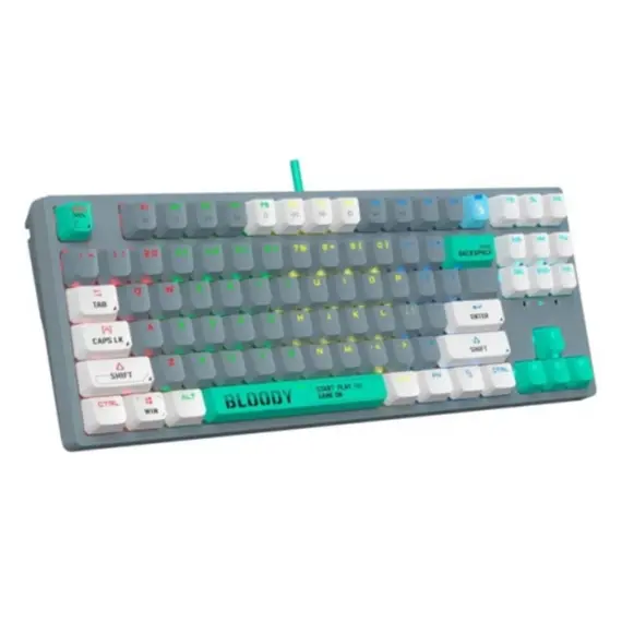 კლავიატურა A4Tech Bloody S87 RGB Mechanical Red Plus Switch Keyboard Energy Ash , 3 image - Primestore.ge