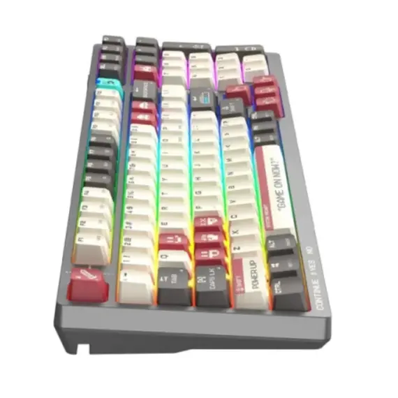 კლავიატურა A4Tech Bloody WS98 Dual-Core Wireless Mechanical Keyboard BLMS Red Plus Switch Pixels Red , 4 image - Primestore.ge