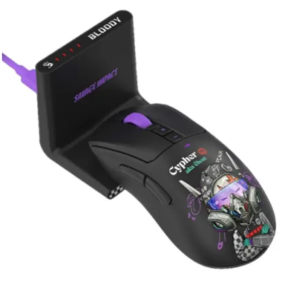 მაუსი A4Tech Bloody R73 Ultra Duo Dual Mode Wireless Gaming Mouse Cypher Ghost - Primestore.ge