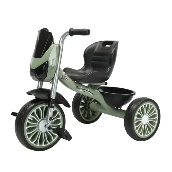 ბავშვთა სამთვალა პედლებიანი ველოსიპედი 605GREEN  - Primestore.ge