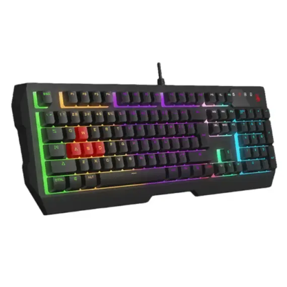 კლავიატურა A4tech Bloody B140N Neon Keyboard Black , 2 image - Primestore.ge