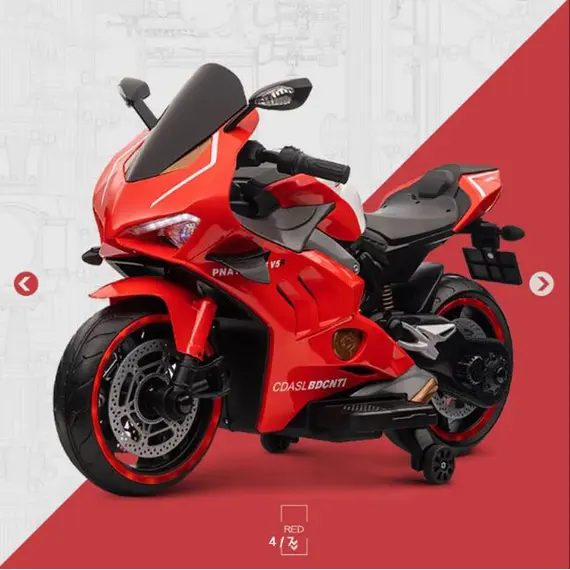 ბავშვის ელექტრო მოტოციკლი V5R-RED - Primestore.ge