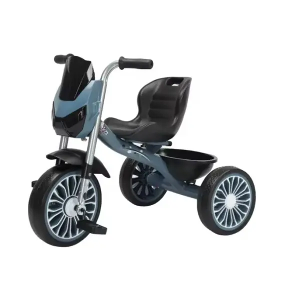ბავშვთა სამთვალა პედლებიანი ველოსიპედი 605BLU  - Primestore.ge