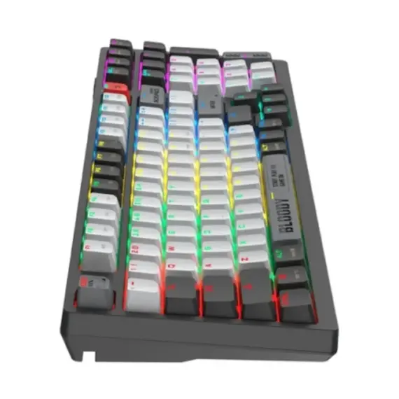 კლავიატურა A4Tech Bloody WS98 Dual-Core Wireless Mechanical Keyboard BLMS Red Plus Switch Bloody Grey , 4 image - Primestore.ge