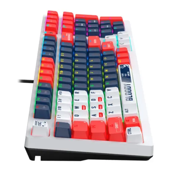 კლავიატურა A4tech Bloody S98 RGB Mechanical Gaming Keyboard Red Switch US Layout Sports Navy , 4 image - Primestore.ge
