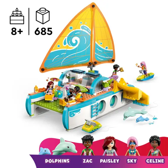 ლეგო LEGO Constructor Friends Travel Boat Adventure , 4 image - Primestore.ge