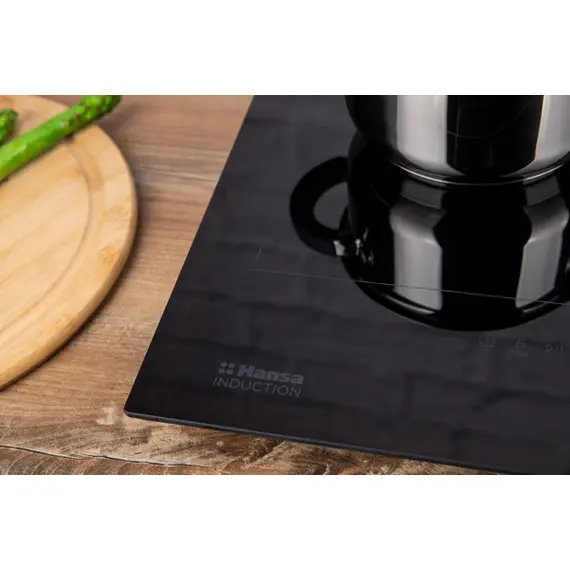 ქურის ზედაპირი Hansa induction, 59,2cm, Flex zone, black - Primestore.ge
