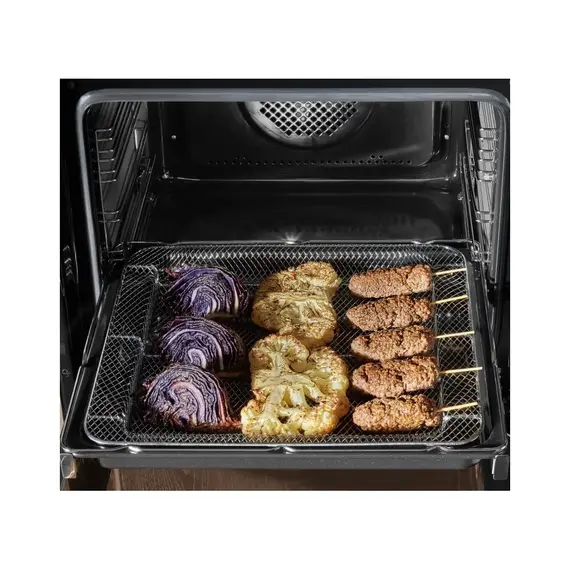 ჩასაშენებელი ღუმელი Hansa electrical, 77L, А, display, convection, black , 6 image - Primestore.ge