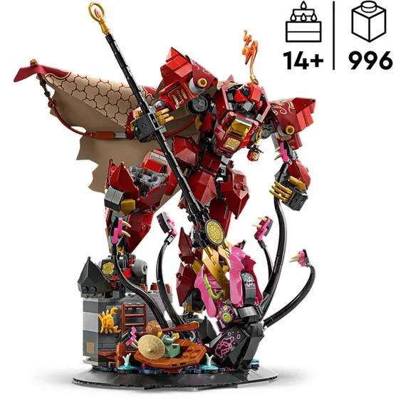 ლეგო LEGO Constructor Ninjago The Fire Knight Mech , 2 image - Primestore.ge