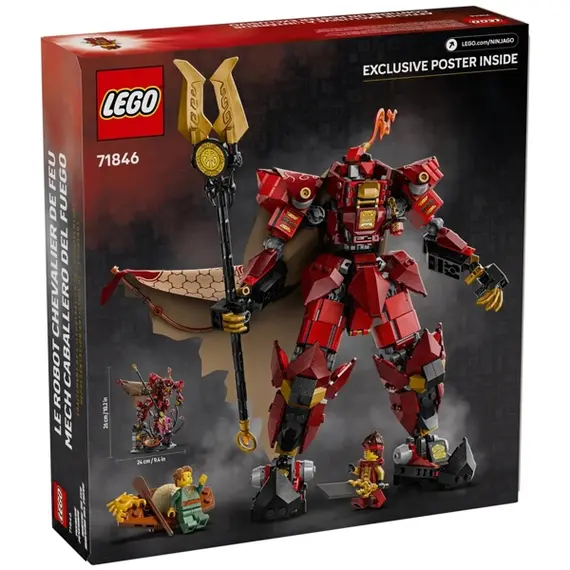 ლეგო LEGO Constructor Ninjago The Fire Knight Mech  - Primestore.ge