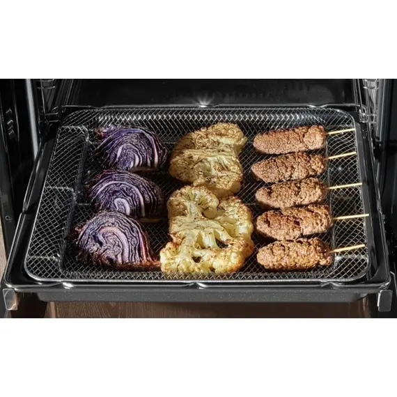 ჩასაშენებელი ღუმელი Hansa electrical, 77L, A+, display, convection, black , 5 image - Primestore.ge