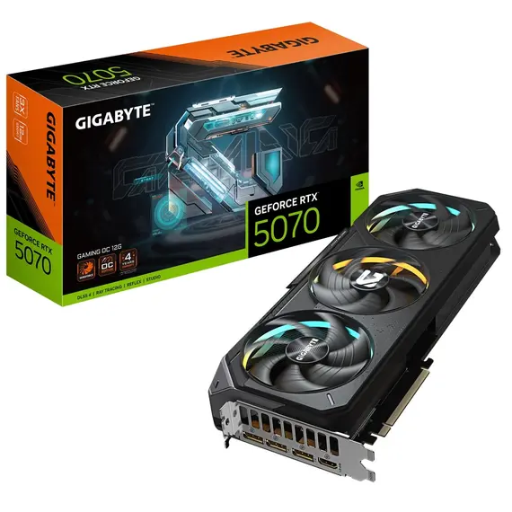 ვიდეო დაფა GIGABYTE Graphic Adapter GeForce RTX 5070 12GB GDDR7 GAMING OC - Primestore.ge