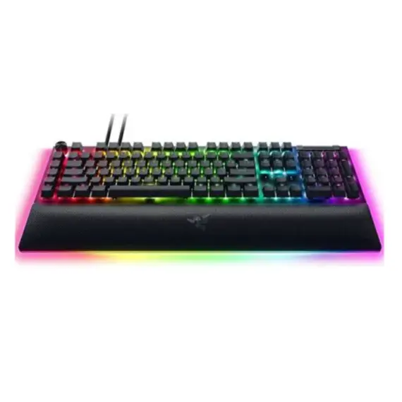 კლავიატურა Razer Keyboard mechanical BlackWidow V4 Pro 104key Yellow Switch, USB-A, EN, RGB, black , 2 image - Primestore.ge