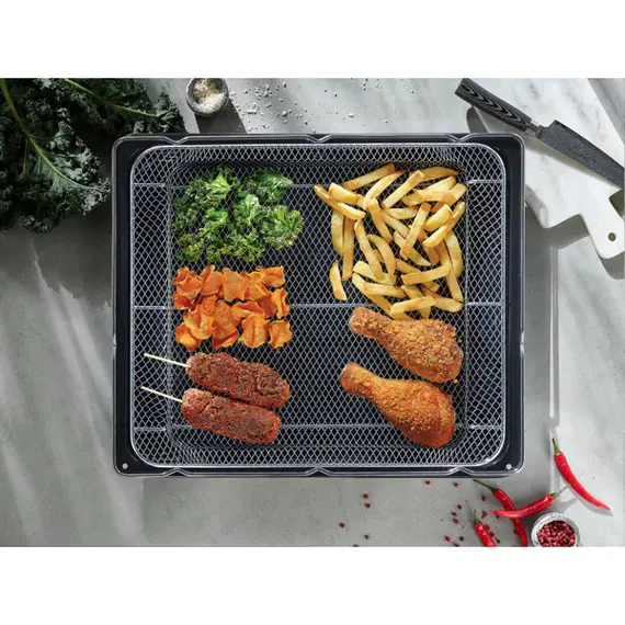 ჩასაშენებელი ღუმელი Hansa electrical, 77L, A+, display, convection, black , 4 image - Primestore.ge