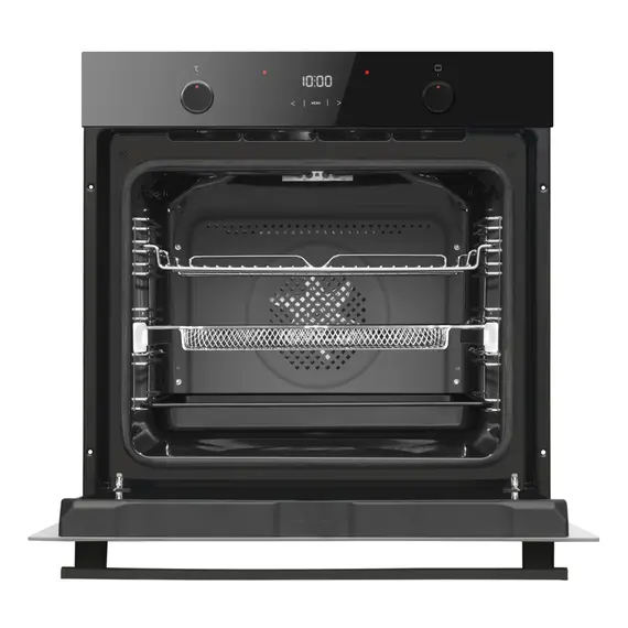 ჩასაშენებელი ღუმელი Hansa electrical, 77L, А, display, convection, black , 3 image - Primestore.ge