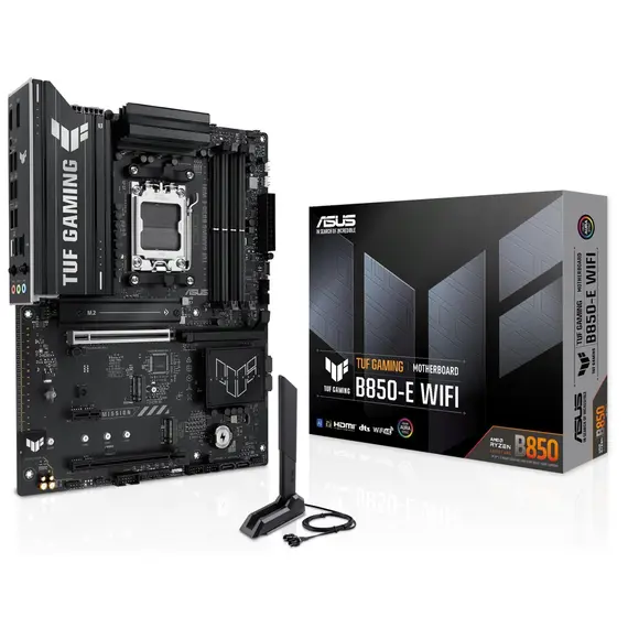 დედა დაფა ASUS Motherboard TUF GAMING B850-E WIFI sAM5 B850 4xDDR5 M.2 HDMI DP WiFi BT ATX , 4 image - Primestore.ge
