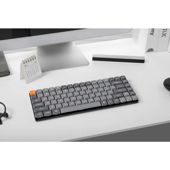 კლავიატურა Keychron K3 MAX 84Key, K pro Brown, WL/BT/USB-A, Hot-swap, QMK, EN, RGB , 2 image - Primestore.ge