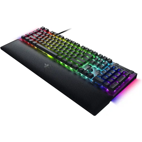 კლავიატურა Razer Keyboard mechanical BlackWidow V4, 114key, Yellow Switch, USB-A, EN/RU, RGB, black , 2 image - Primestore.ge