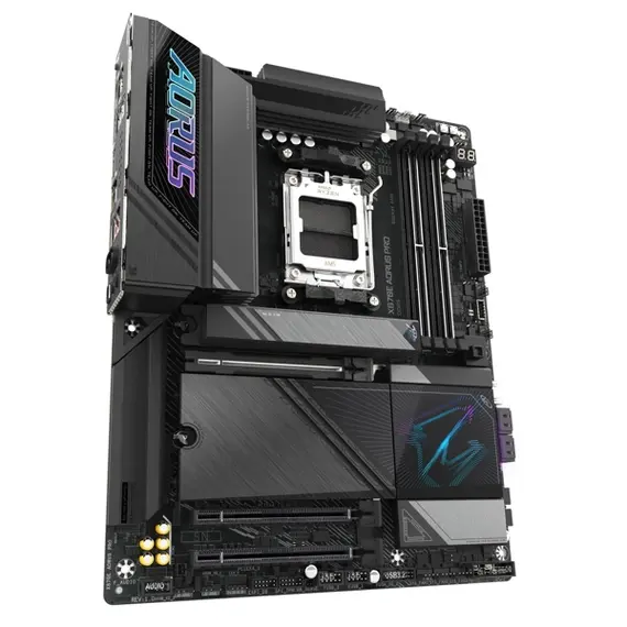 დედა დაფა GIGABYTE Motherboard X870E AORUS PRO sAM5 X870 4xDDR5 M.2 HDMI DP Wi-Fi BT ATX - Primestore.ge