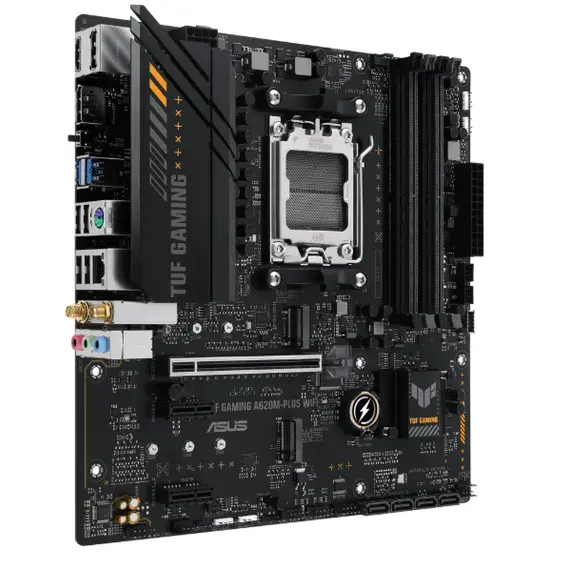 დედა დაფა ASUS TUF GAMING A620M-PLUS WIFI sAM5 A620 4xDDR5 HDMI DP Wi-Fi BT mATX - Primestore.ge