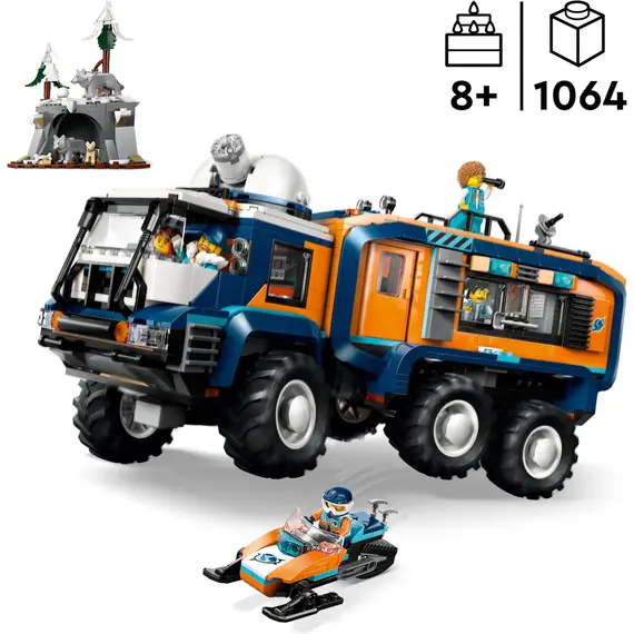 ლეგო LEGO Constructor City Arctic Explorer Science Lab Truck , 2 image - Primestore.ge