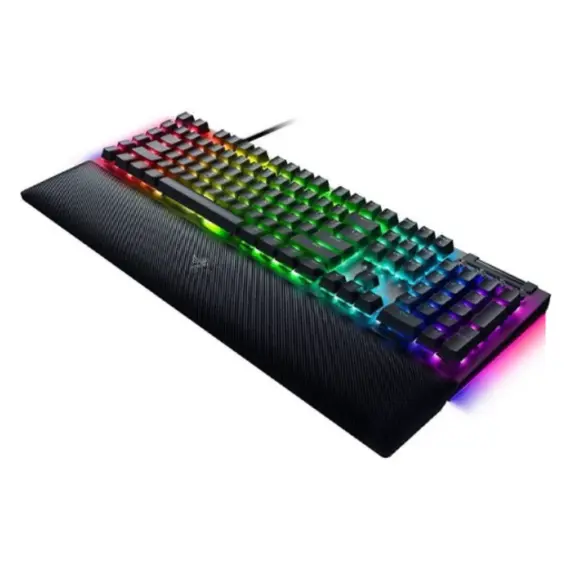 კლავიატურა Razer Keyboard mechanical BlackWidow V4, 114key, Green Switch, USB-A, EN, RGB, black , 2 image - Primestore.ge