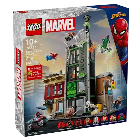 ლეგო LEGO Constructor Super Heroes Spider-Man vs. Oscorp  - Primestore.ge