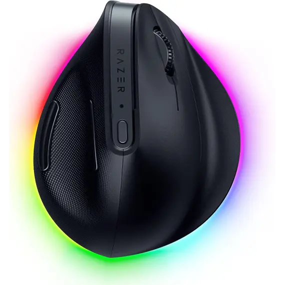 მაუსი Razer Mouse Pro Click V2, USB-A/WL/BT, Vertical Ed., white - Primestore.ge