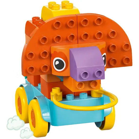 ლეგო LEGO Constructor DUPLO Town 3in1 Dinosaurs on Wheels , 3 image - Primestore.ge