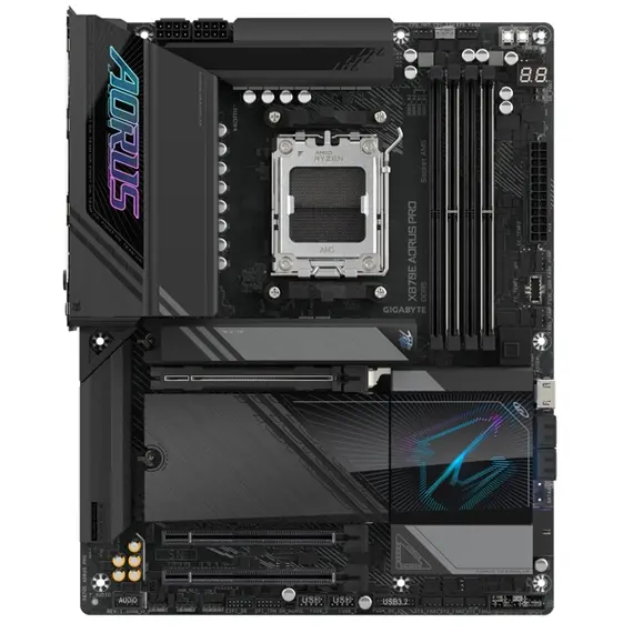 დედა დაფა GIGABYTE Motherboard X870E AORUS PRO sAM5 X870 4xDDR5 M.2 HDMI DP Wi-Fi BT ATX - Primestore.ge