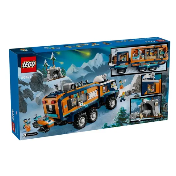 ლეგო LEGO Constructor City Arctic Explorer Science Lab Truck  - Primestore.ge