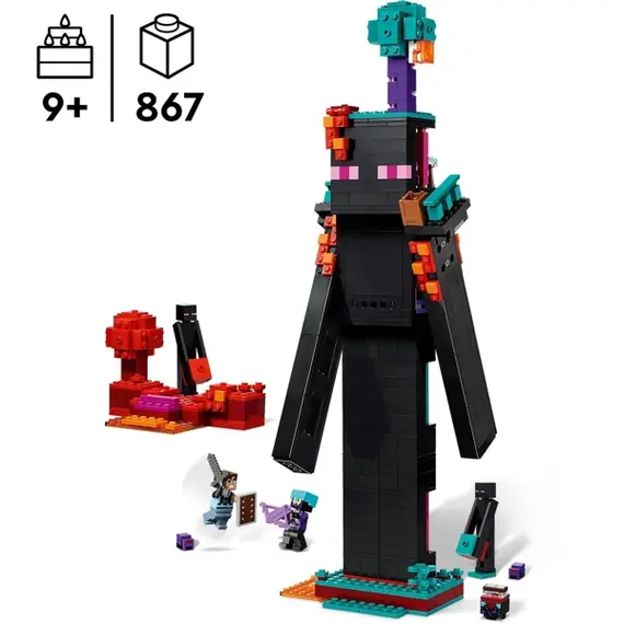 ლეგო LEGO Constructor Minecraft The Enderman Tower - Primestore.ge