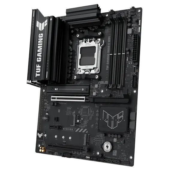 დედა დაფა ASUS Motherboard TUF GAMING B850-E WIFI sAM5 B850 4xDDR5 M.2 HDMI DP WiFi BT ATX , 3 image - Primestore.ge