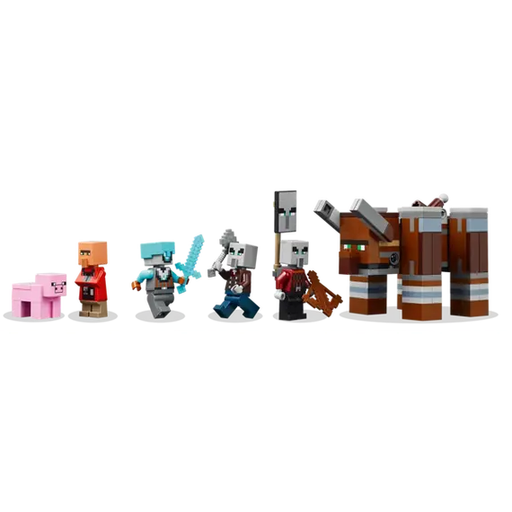 ლეგო LEGO Constructor Minecraft The Pillager Outpost and Ravager - Primestore.ge