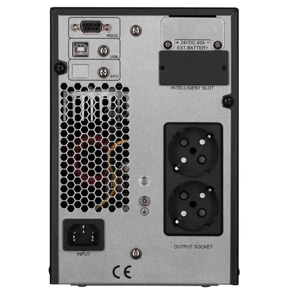 უწყვეტი კვების წყარო 2E OD1000, 1000VA/900W, LCD, USB, 2xSchuko , 3 image - Primestore.ge