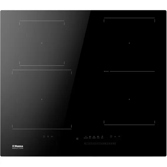 ქურის ზედაპირი Hansa induction, 59,2cm, Flex zone, black - Primestore.ge