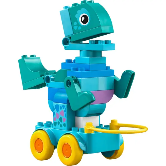 ლეგო LEGO Constructor DUPLO Town 3in1 Dinosaurs on Wheels , 6 image - Primestore.ge
