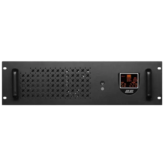 უწყვეტი კვების წყარო 2E RE2000, 2000VA/1200W, RM 3U, LCD, USB, 3xSchuko - Primestore.ge