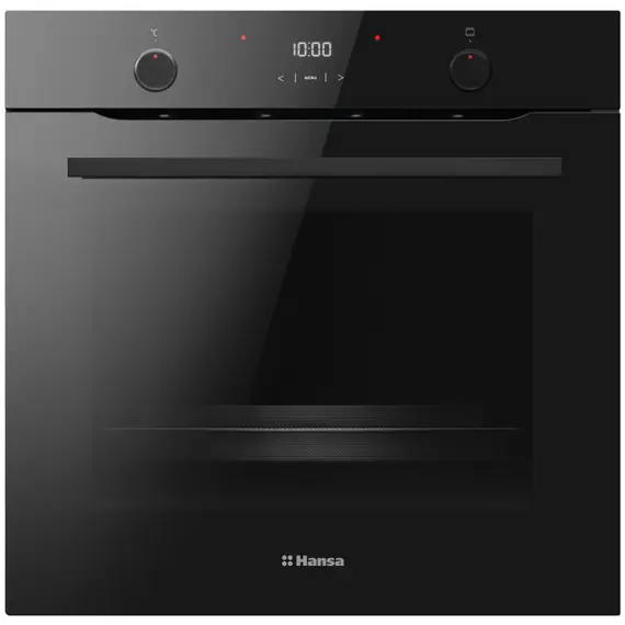 ჩასაშენებელი ღუმელი Hansa electrical, 77L, А, display, convection, black  - Primestore.ge